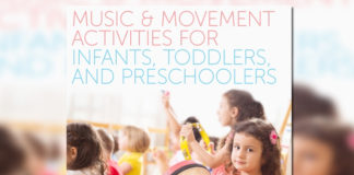 Music and movement activities for infant, toddlers and preschoolers