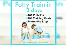 The 3-day potty training Method for kids and toddlers