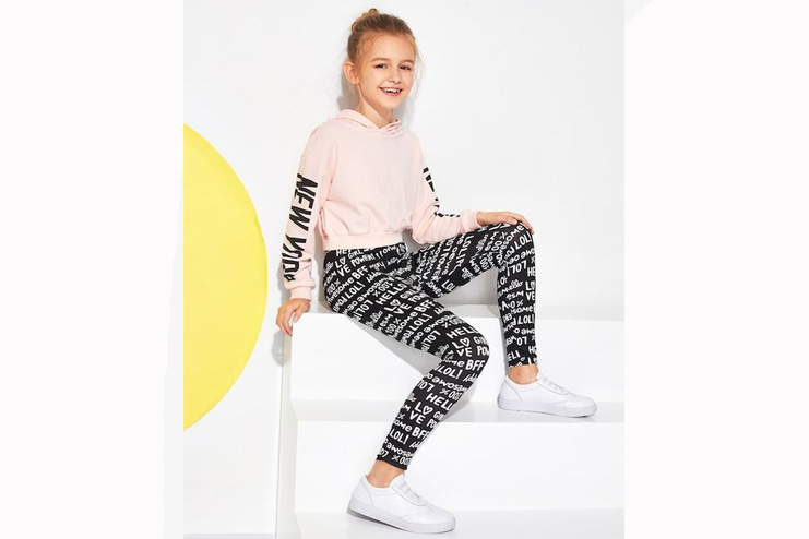 Letter-printed-legging