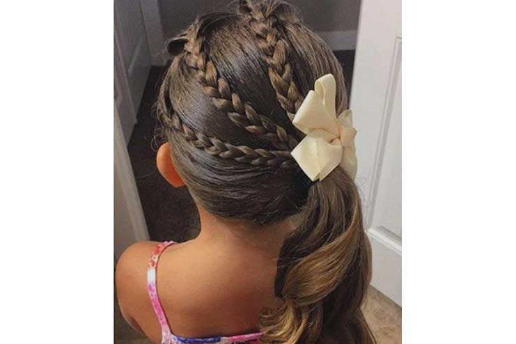 Multi-braided-side-ponytail